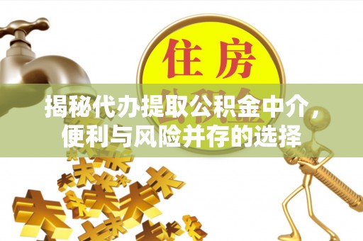 召陵揭秘代办提取公积金中介，便利与风险并存的选择